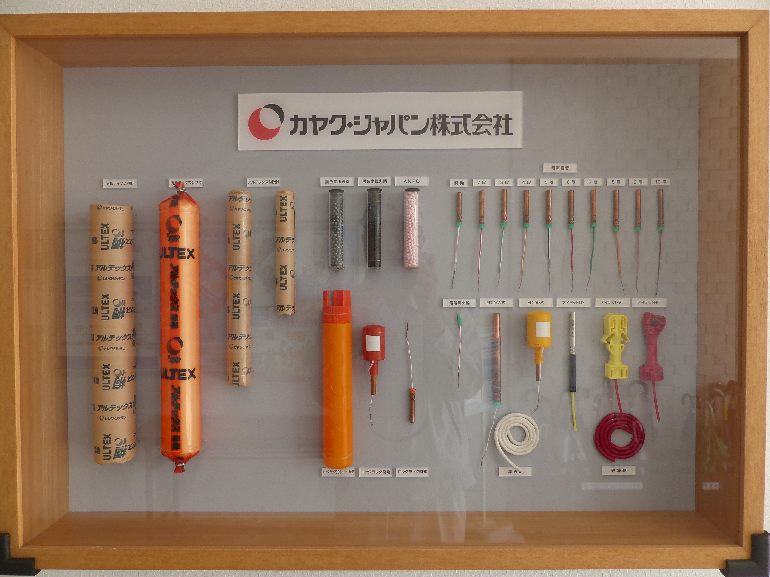 旭化成グループと日本化薬グループの産業火薬部門が統合して発足した会社で、産業火薬類・花火用原材料の国内リーディングカンパニーです。の写真